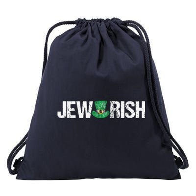 Jewish St. Patricks Day Funny Jewrish Drinking Drawstring Bag