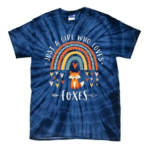 Japanese Style Painting Of The Fox, Tree And Sun Tie-Dye T-Shirt