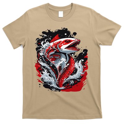 Jumping Salmon - Power Dynamics Of Nature Anglers T-Shirt
