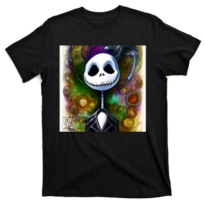 Jack Skellington Portrait Christmas T-Shirt