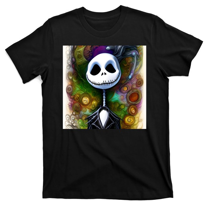 Jack Skellington Portrait Christmas T-Shirt