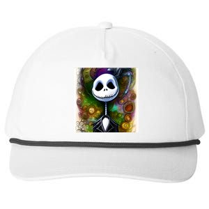 Jack Skellington Portrait Christmas Snapback Five-Panel Rope Hat