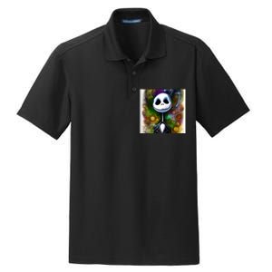 Jack Skellington Portrait Christmas Dry Zone Grid Polo