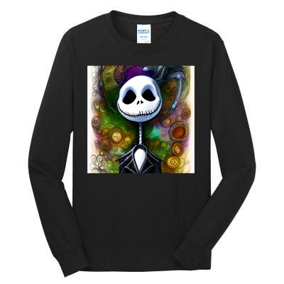 Jack Skellington Portrait Christmas Tall Long Sleeve T-Shirt