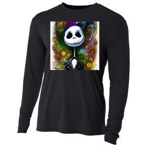 Jack Skellington Portrait Christmas Cooling Performance Long Sleeve Crew