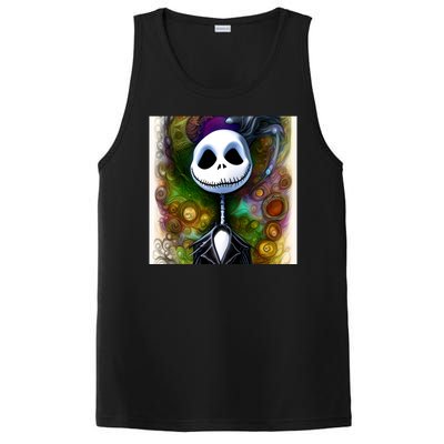 Jack Skellington Portrait Christmas PosiCharge Competitor Tank