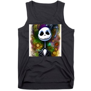 Jack Skellington Portrait Christmas Tank Top