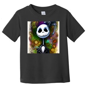 Jack Skellington Portrait Christmas Toddler T-Shirt