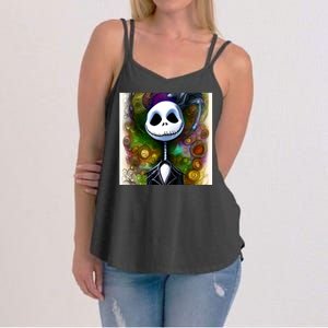 Jack Skellington Portrait Christmas Women's Strappy Tank