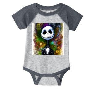 Jack Skellington Portrait Christmas Infant Baby Jersey Bodysuit