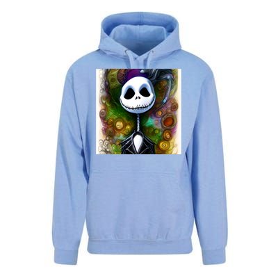 Jack Skellington Portrait Christmas Unisex Surf Hoodie