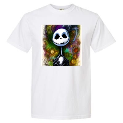 Jack Skellington Portrait Christmas Garment-Dyed Heavyweight T-Shirt