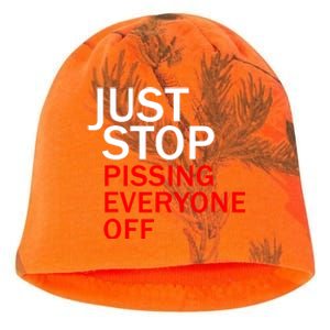 Just Stop Pissing Everyone Off Kati - Camo Knit Beanie