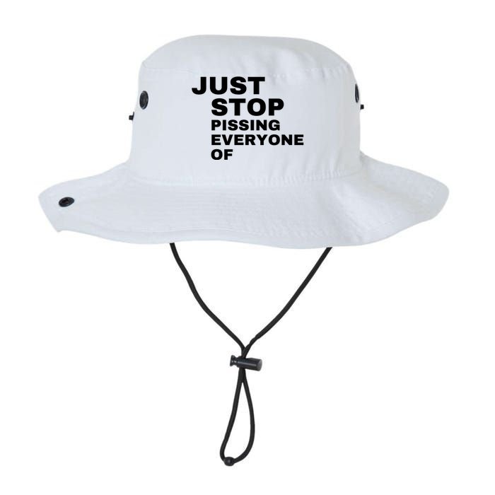 Just Stop Pissing Everyone Of Legacy Cool Fit Booney Bucket Hat