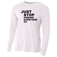 Just Stop Pissing Everyone Of Cooling Performance Long Sleeve Crew