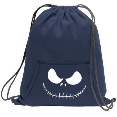 Jack Skellington Pumpkin Sweatshirt Cinch Pack Bag