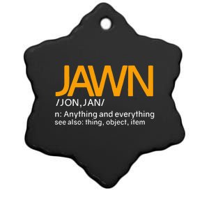 Jawn Slang Philadelphia Philly Ceramic Star Ornament