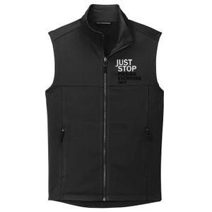 Just Stop Pissing Everyone Off Collective Smooth Fleece Vest