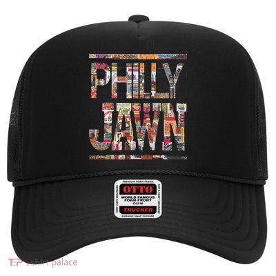 Jawn, Slang Philadelphia Hometown High Crown Mesh Back Trucker Hat