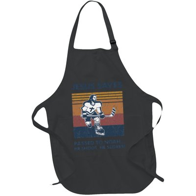 Jesus Saves Passes To Noah He Shoots He Scores Apron