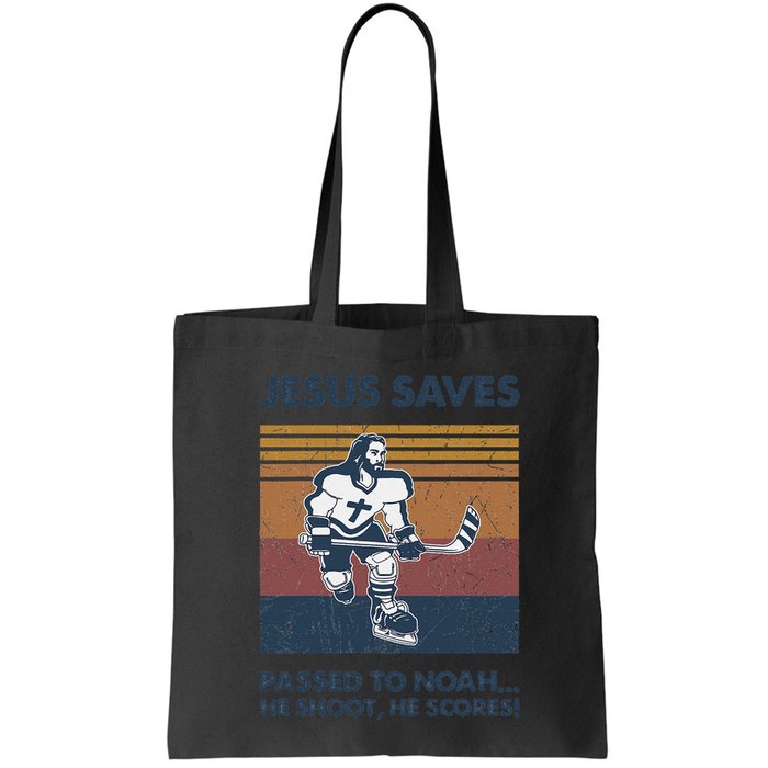 Jesus Saves Passes To Noah He Shoots He Scores Bag