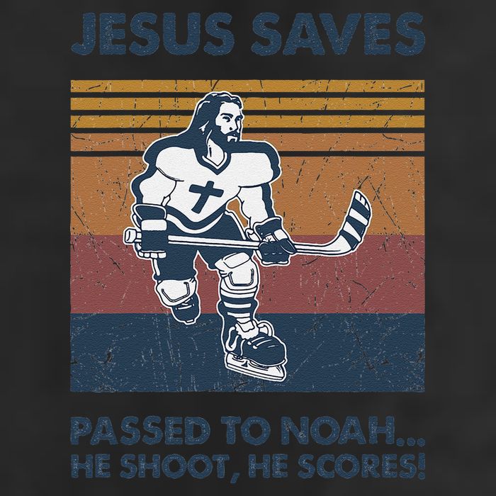Jesus Saves Passes To Noah He Shoots He Scores Golf Towel
