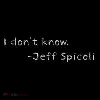 Jeff Spicoli Quote On Chalkboard For Other Classes To See Stripe Pom Pom Beanie