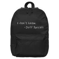 Jeff Spicoli Quote On Chalkboard For Other Classes To See 16 in Basic Backpack