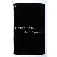 Jeff Spicoli Quote On Chalkboard For Other Classes To See Golf Towel