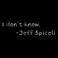 Jeff Spicoli Quote On Chalkboard For Other Classes To See Short Acrylic Beanie