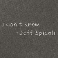 Jeff Spicoli Quote On Chalkboard For Other Classes To See Cotton Canvas Backpack