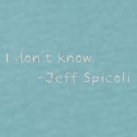 Jeff Spicoli Quote On Chalkboard For Other Classes To See Sueded Cloud Jersey T-Shirt