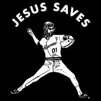 Jesus Saves Religious Christian Faith Baseball 16 in Basic Backpack