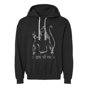 Jai Shri Ram Garment-Dyed Fleece Hoodie