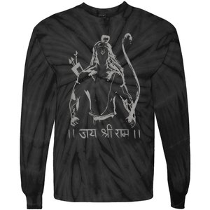 Jai Shri Ram Tie-Dye Long Sleeve Shirt