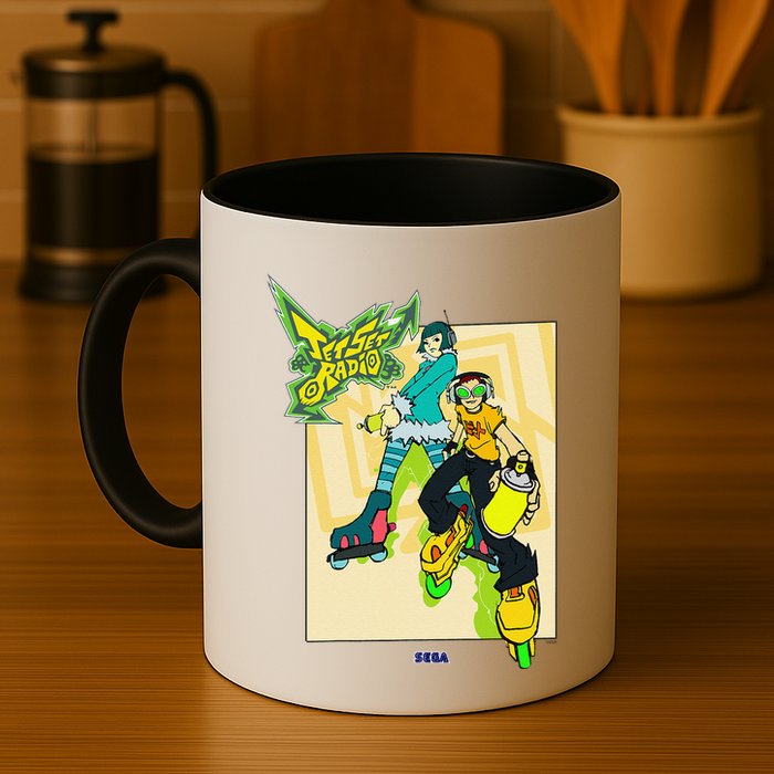 Jet Set Radio Duo Mew Beat Sega Dreamcast Video Game Mug