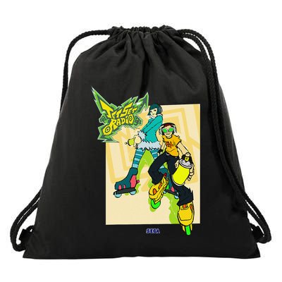Jet Set Radio Duo Mew Beat Sega Dreamcast Video Game Drawstring Bag