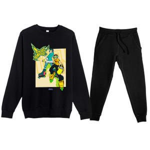 Jet Set Radio Duo Mew Beat Sega Dreamcast Video Game Premium Crewneck Sweatsuit Set