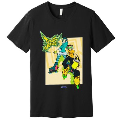 Jet Set Radio Duo Mew Beat Sega Dreamcast Video Game Premium T-Shirt