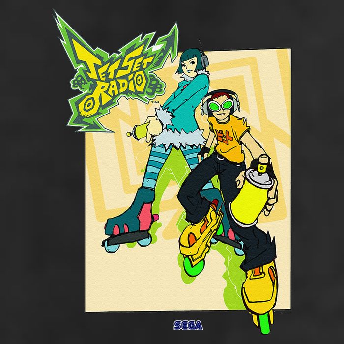 Jet Set Radio Duo Mew Beat Sega Dreamcast Video Game 25L Jumbo Tote