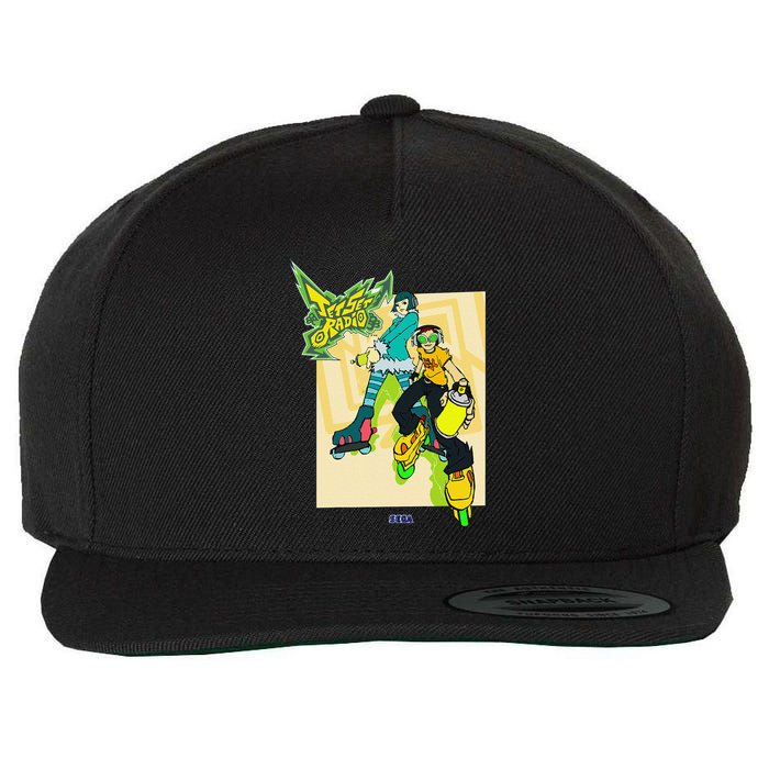 Jet Set Radio Duo Mew Beat Sega Dreamcast Video Game Wool Snapback Cap
