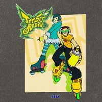Jet Set Radio Duo Mew Beat Sega Dreamcast Video Game Cotton Canvas Backpack
