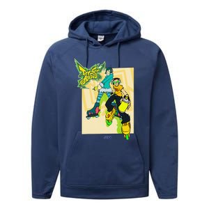 Jet Set Radio Duo Mew Beat Sega Dreamcast Video Game Performance Fleece Hoodie