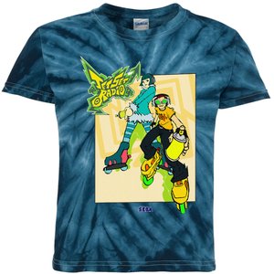 Jet Set Radio Duo Mew Beat Sega Dreamcast Video Game Kids Tie-Dye T-Shirt