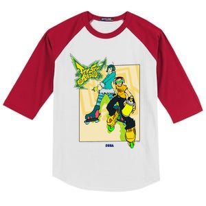 Jet Set Radio Duo Mew Beat Sega Dreamcast Video Game Kids Colorblock Raglan Jersey