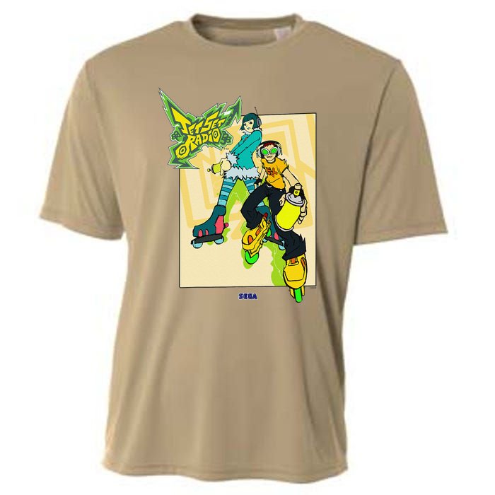 Jet Set Radio Duo Mew Beat Sega Dreamcast Video Game Cooling Performance Crew T-Shirt