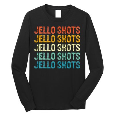 Jello Shots Retro Vintage Long Sleeve Shirt