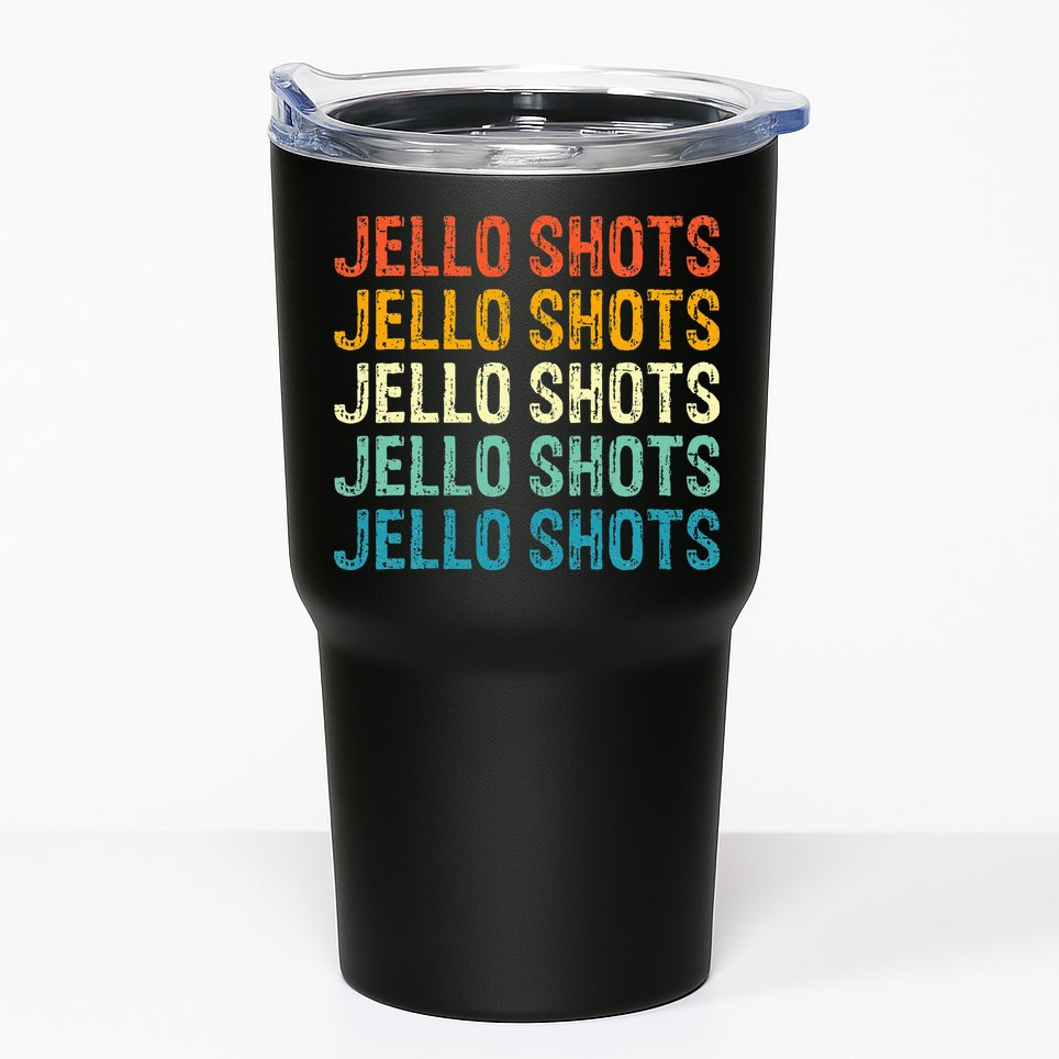 Jello Shots Retro Vintage Tumbler