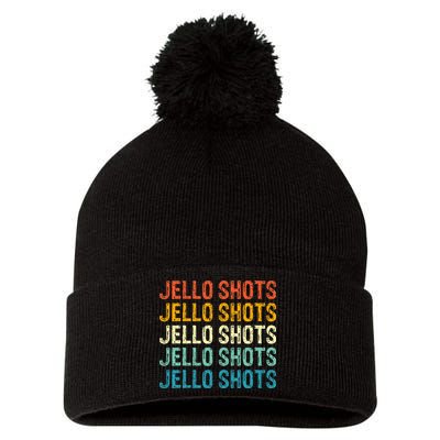 Jello Shots Retro Vintage Pom Pom 12in Knit Beanie