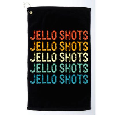 Jello Shots Retro Vintage Golf Towel